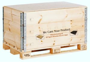 Reusable and Collapsible Wooden Pallet Crate