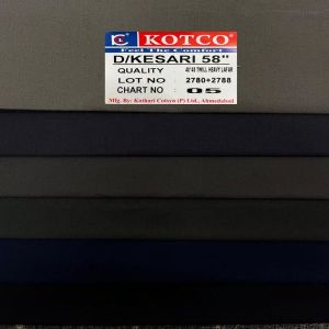 Plain Dyed Cotton Fabric, Technics : Machine Made for Textile Industry