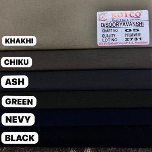 Plain 150 GSM Bermuda Cotton Fabric