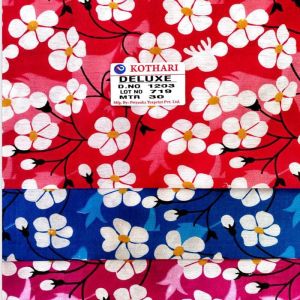 Floral Synthetic Leather Printed Pillow Cover Fabric Standard