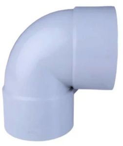 Kissan 90 Mm Hw PVC Elbow, Color : Grey for Pipe Fitting