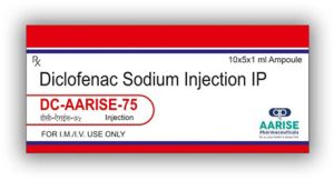 Diclofenac Sodium Injection DC Aarise 75