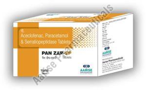 Aceclofenac Paracetamol Serratiopeptidase Pan Zap SP Tablet