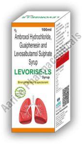 Ambroxol Hydrochloride Guaiphenesin and Levosalbutamol Sulphate Syrup