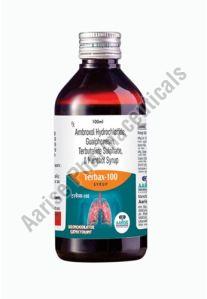 Ambroxol Hydrochloride Guaiphenesin Terbutaline Sulphate Menthol Syrup Terbax 100
