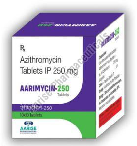 Azithromycin 250 Mg Tablet, Color : White, Packaging Type : Blister