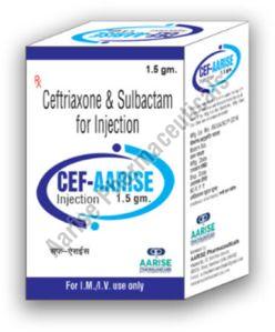 Ceftriaxone Sulbactam Injection Cef Aarise 1.5 Gm