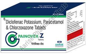 Diclofenac Potassium Paracetamol & Chlorzoxazone Tablets Painoevex Z