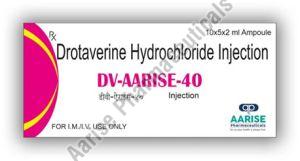 Drotaverine Hydrochloride Injection Dv Aarise, CAS No. : 985-12-6.