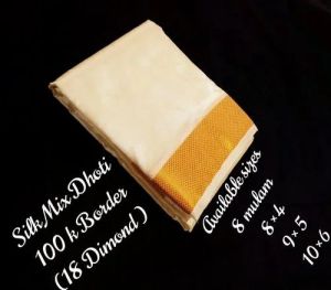 100 K Pure Mix Silk Dhotis