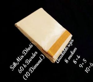 60 K Pure Mix Silk Dhotis