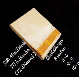 70 K Pure Mix Silk Dhotis