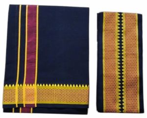 Ayyappan Black Cotton Dhoti
