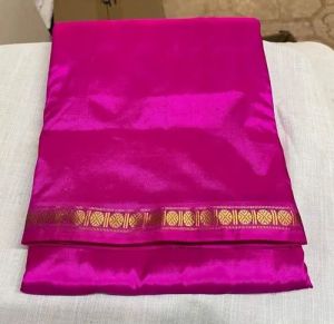 Pink Mysore Silk Dhotis