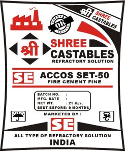High Alumina Refractory Cement