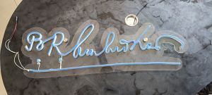 Br Ambedkar Signature Neon Light Custom LED Sign