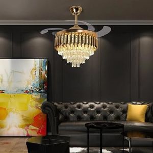 Elegant Tropical Design Crystal Chandelier