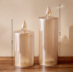 RPM-orn-cch-011 Glass Candle Holder