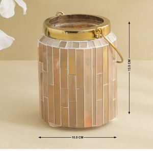 Plain Polished RPM-orn-cch-038 Glass Decorative Lantern Traditional