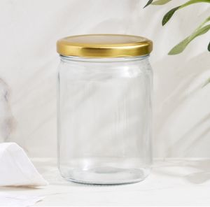 Storovia RPM-str-gj-014 Glass Storage Jar, Color : Transparent