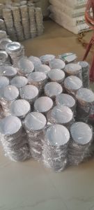 Areca Leaf Plain Polished Nasta Paper Plate, Color : Creamy