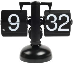 Black Retro Flip Clock