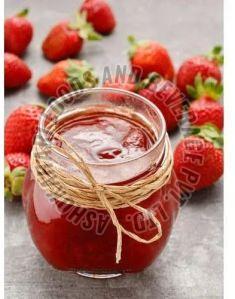 Strawberry Jam, Color : Red, Packaging Type : Glass Jar