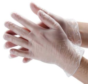 Powder Free Vinyl Gloves, Packaging Type : white / blue