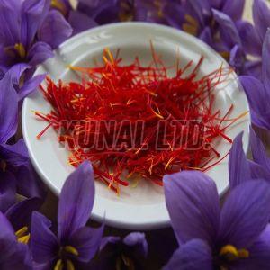 Raw Natural Kashmiri Saffron, Color : Deep Red, Form : Thread