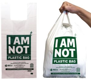 Printed Compostable Plastic Bag, Capacity : 0.5 Kg