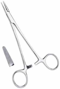 Stainless Steel Mayo Hegar Needle Holder