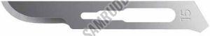 Stainless Steel 15 No Surgical Scalpel Blade, Color : Silver