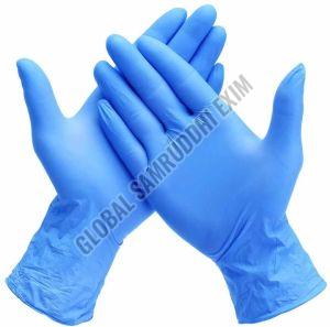 Disposable Nitrile Gloves, Color : Blue