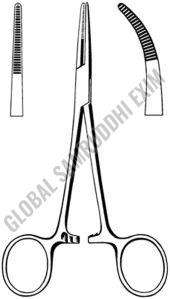 Stainless Steel Kelly Hemostatic Forceps, Color : Silver