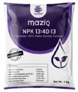 NPK (13:40:13) 100 % Water Soluble Mixture OF Fertilizer