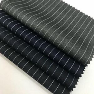 Striped Mango Stripe Spandex Fabric, Technics : Machine Made