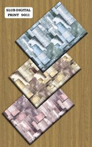 9011 Digital Slub Print Shirting Fabrics