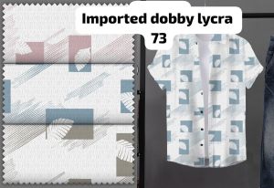 Imported Dobby Lycra Shirting Fabric