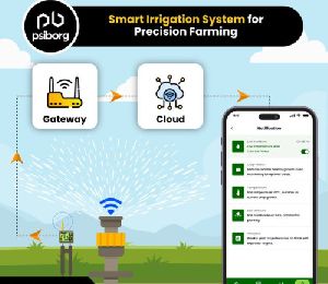 Psiborg Technologies Smart Irrigation System, Color : Black