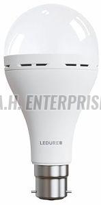 10W Ledure Emergency LED Bulb, Shape : Round