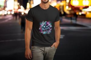Polyester Gorilla Grind Edition Mens Printed T Shirt
