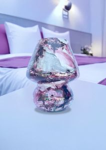 7inch Marble Mushroom Table Lamp