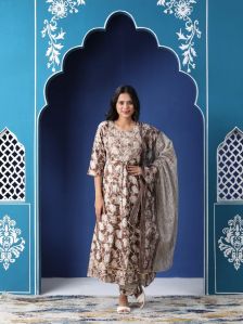 Almond Blossom Anarkali Suit