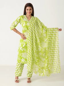 Green Aura A Line Suit
