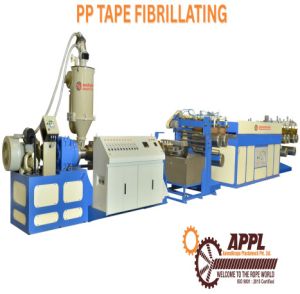 PP Tape Fibrillation Extrusion Line for Making PP Woven Sacks / Bags