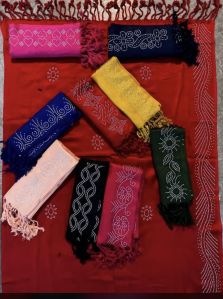 Ladies Dupatta Stain 160gm Weight Size 28x72