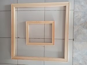 Non Polished Wooden Stretcher Bars Canvas, Packaging Type : Creamy