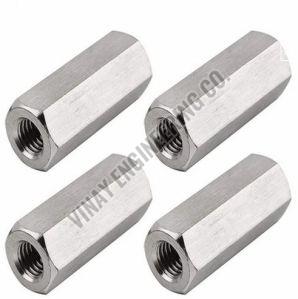Stainless Steel Hex Coupling Nuts, Color : Grey Standard