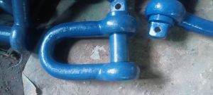 Steel D Shackle 4inch, Packaging Type : Black