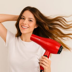 Plastic Nova Hair Dryer, Packaging Type : Red